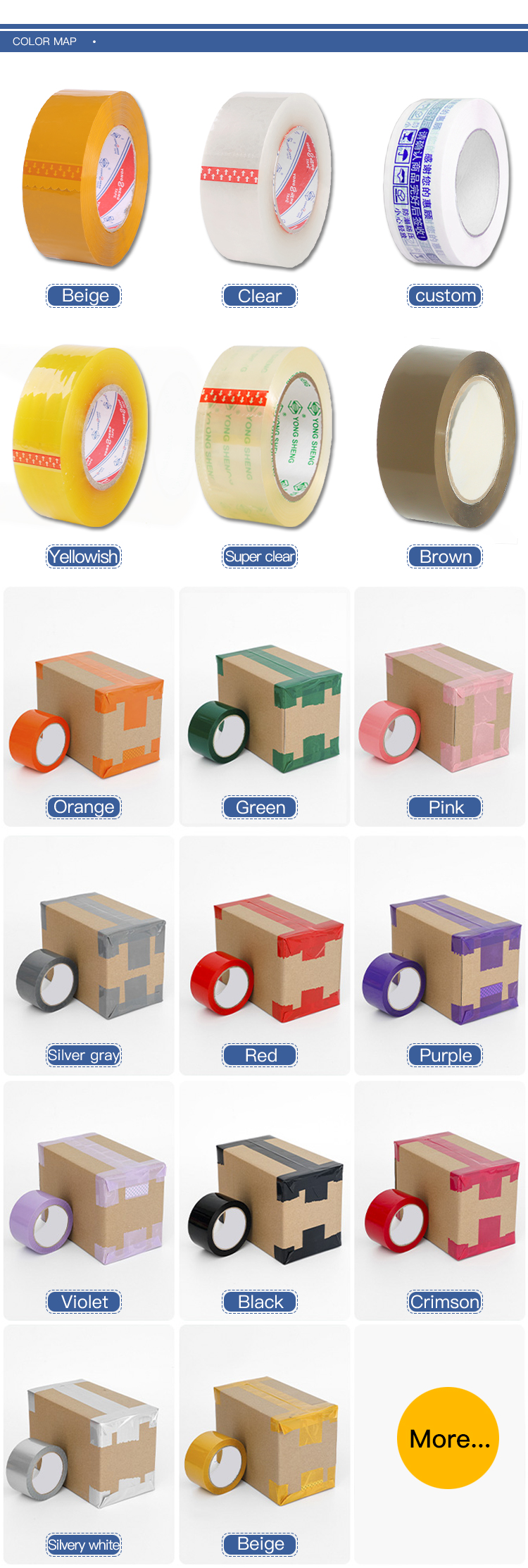   Wholesale Price Packing Tape for Carton Sealing Bopp Packaging Tape Clear