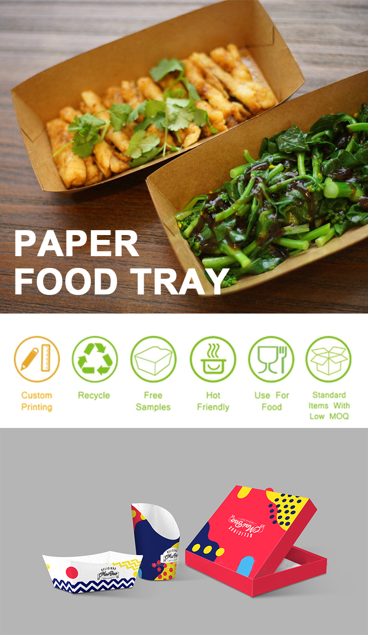 Biodegradable Kraft Lunch Takeout Box Paper Take Away Food Packaging Sushi Togo Box
