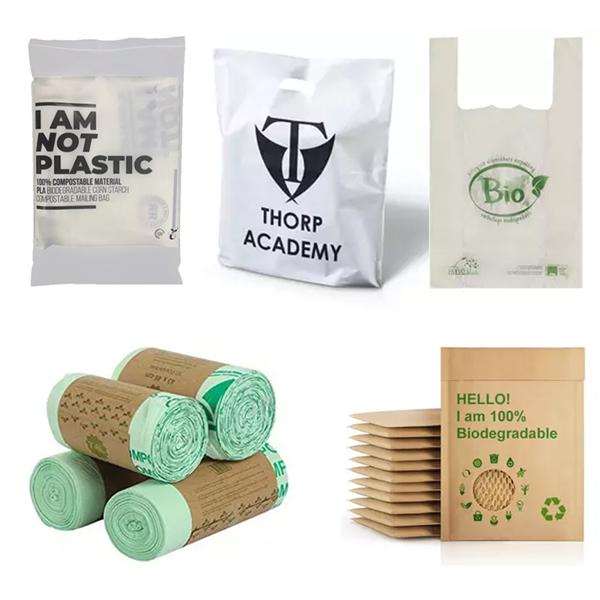 Biodegradable packaging bags