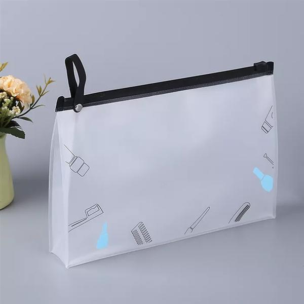 China Factory OEM ODM Transparent Clear PVC Cosmetic Bag Waterproof Vinyl PVC Travel Toiletry Makeup Pouch Bag Packaging With Zipper