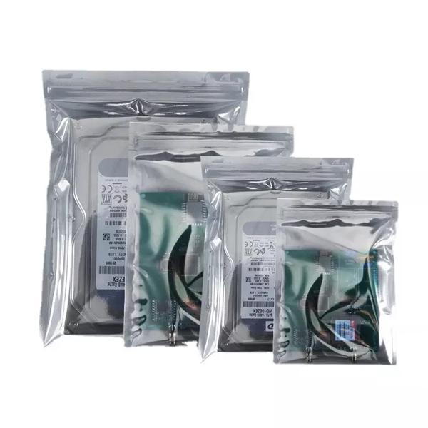 Hard disk circuit clear seal mylar plastic packaging antistatic esd shield anti-static shielding bag for electronic products