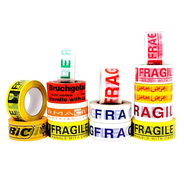 Custom Logo Packing Tape Bopp Self Adhesive Fragile Packaging Tape Opp Printed Tape with Logo